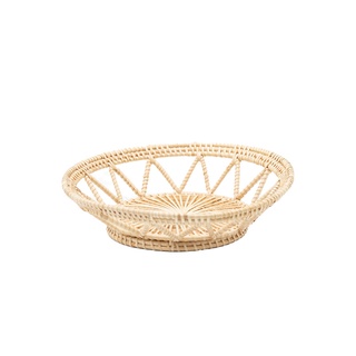 NT442 Rattan Round Tray ถาดหวายกลม