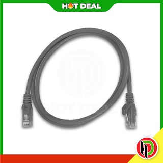 Hotdeal Dintek Cat6 RJ45 24AWG UTP Lan สายเคเบิล / สายเคเบิลแพทช์ (สีเทา) - 0.5 เมตร สายเคเบิลเครือข่าย Lan UTP