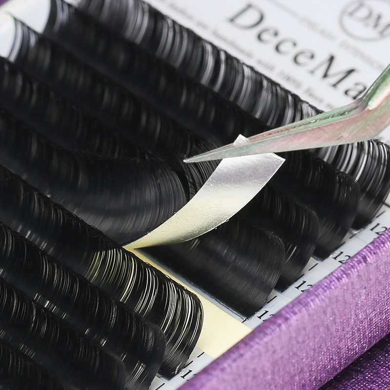 Decemars Lashes ขนตาปลอม คลาสสิค คละขนาด วอลลุ่ม รัสเซีย และเมก้า ด้าย โดยด้ายเพิ่มความยาวขนตา ต่อขนตา แต่งหน้า - รูปที่ 3