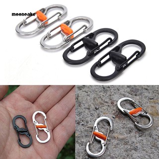 ☼Mooncake☼8-Shaped Outdoor Hook Buckle Snap Clip Mount Climbing Carabiner Chain Key Chain