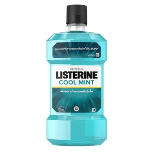 ลิสเตอรีน น้ำยาบ้วนปาก คููลมินต์ 750มล. Listerine mouthwash Coolmint 750ml.