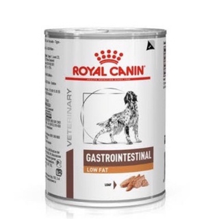 Royal Canin Gastro Intestinal Low Fat กระป๋อง ระบบทางเดินอาหารอักเสบหรือตับอ่อนอักเสบ (410 g)