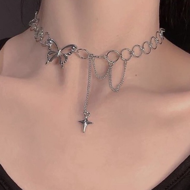 สร้อยคอผีเสื้อสุดเท่ Chocker