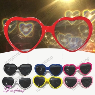 COD/พร้อมส่ง Love special effects to watch the light change into a heart-shaped heart-shaped glasses at night TLian