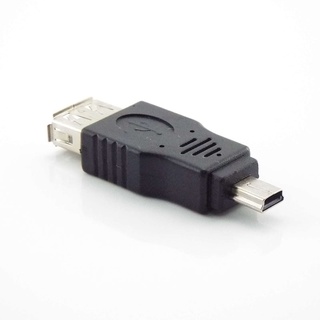 Otg อะแดปเตอร์แปลง USB 2.0 A เป็น Mini B 5-Pin ตัวผู้ สําหรับสมาร์ทโฟน Mini Type-A B