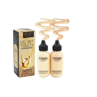 Sivanna Velvet Touch Foundation #HF674 : ซิเวนน่า รองพื้น x 1 ชิ้น svl