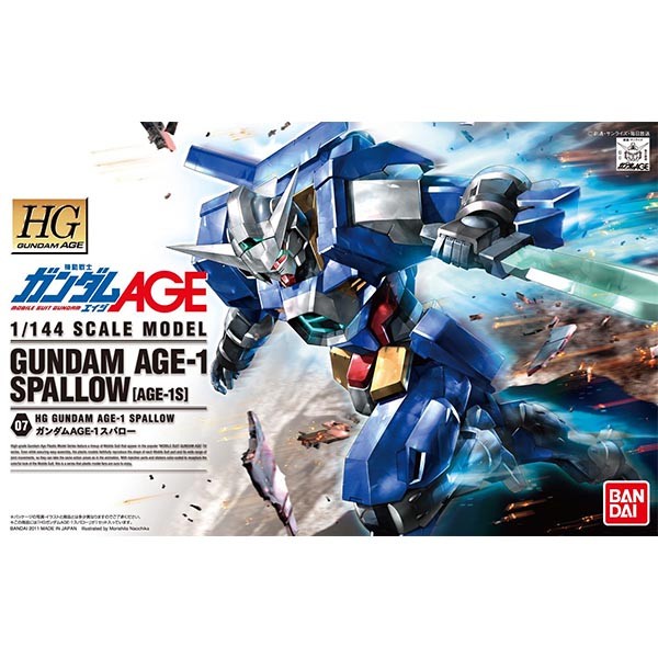 Bandai HG Gundam AGE-1 Spallow 4573102628831 (Plastic Model)
