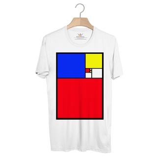 BP570 เสื้อยืด Mondrian Fibonacci