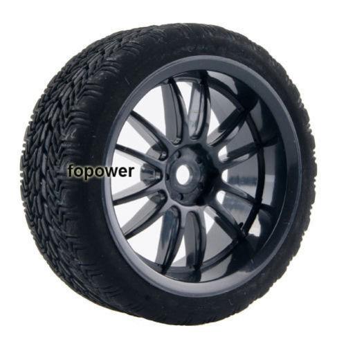 ยางล้อรถบังคับ 4 P สำหรับ HSP HPI 1 : 10 On-Road Car 6031-8006