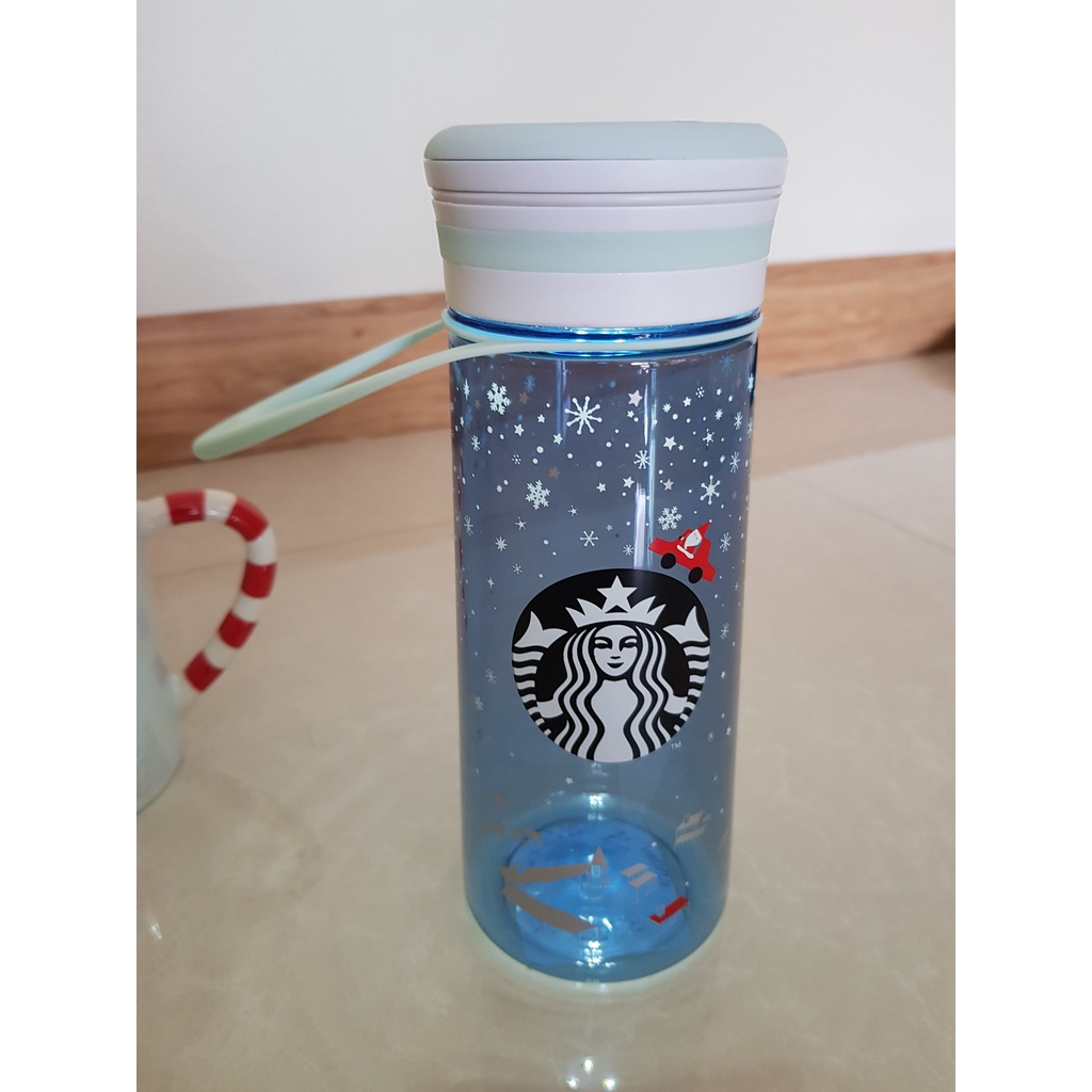 ขวดน้ำมีไฟ สตาร์บั๊ค (Starbucks) คอลเลคชั่น คริสมาสต์ เกาหลี 2018 (Winter &amp; Christmas Collection South Korea 2018)