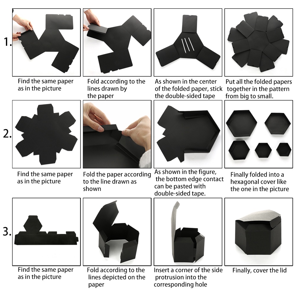 กล่องเซอร์ไพรส์ อัลบั้มรูปภาพ แฮนด์เมด Diy แบบสร้างสรรค์ เหมาะกับของขวัญวันเกิด วันวาเลนไทน์ - รูปที่ 6