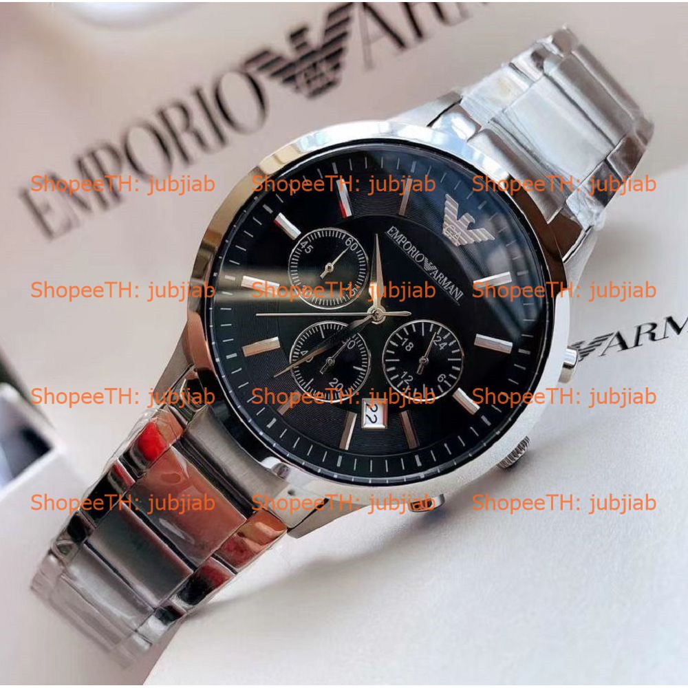 [Pre] AR2434 AR2448 AR2452 AR2453 AR2454 AR2458 43mm Mens Watch Emporio Armani นาฬิกาผู้ชาย