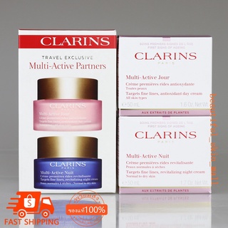 CLARINS Extra-Firming Partners Day Cream 50ml + Clarins Extra Firming Partners Night Cream 50ml