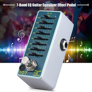 E * M ENO EX EQ7 Guitar alizer Effect Pedal 7-Band EQ Full Metal Shell True Bypass