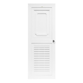 Bathroom door KING 70X200 CM WHITE KG-1 DOOR Door frame Door window ประตูห้องน้ำ ประตูห้องน้ำABS KING KG-1 70x200 ซม. สี