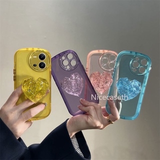 In Stock Phone Case for VIVO V25 5G V25e Y35 2022 เคส Multicolor High Quality TPU Soft Casing เคสโทรศัพท with Gem Holder Stand Phone Back Cover