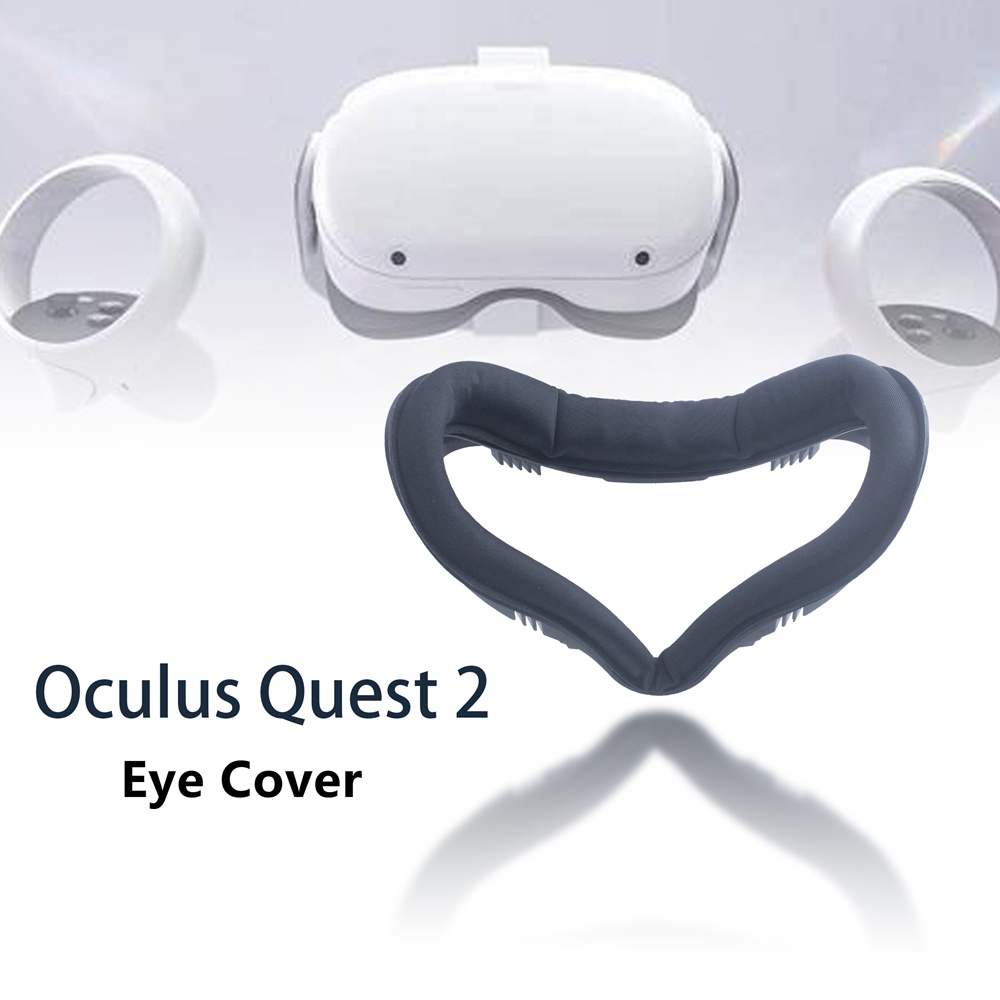 โฟมฟองน้ํา Pad เบาะสําหรับ Oculus Quest 2 VR ชุดหูฟัง Face Cover Bracket ป้องกัน Eye Pad สําหรับ Que