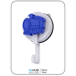 DeHUB Window Hook Compact blue ตะขอแขวน ติดผนัง ไม่ต้องเจาะผนังให้เป็นรู รับน้ำหนักได้ 5กิโลกรัม