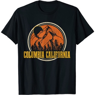 เสื้อยืด พิมพ์ลาย Columbia California The Golden State สไตล์วินเทจ เหมาะกับของขวัญS-5XL