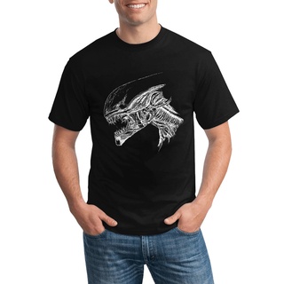 เสื้อยืดลําลอง ลาย Aliens Xenomorphs Head Wariior 80S สําหรับผู้ชาย