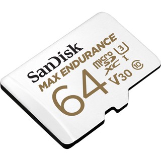 SANDISK MAX ENDURANCE MicroSDXC 64GB,100/40MB/s,C10,U3,V30 ME6-000894 เมมโมรี่การ์ด