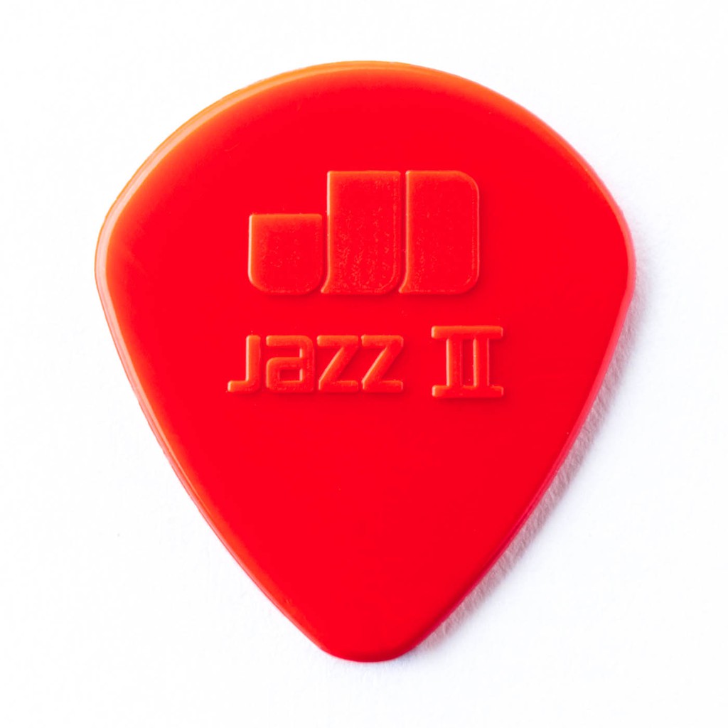 ปิ๊กDunlop รุ่น Jazz II Nylon/ round หนา 1.18 สีแดง