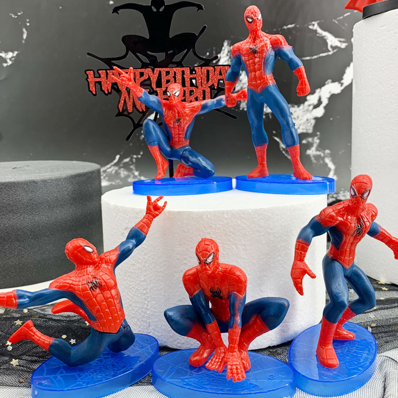 ประหลาดใจ เวนเจอร์ส, แบทแมน, สไปเดอร์แมน, ตุ๊กตาตัวละครไอรอนแมน, อุปกรณ์ของเล่น, ท็อปเปอร์เค้กวันเกิด, ของขวัญวันเกิดเด็ก - รูปที่ 2