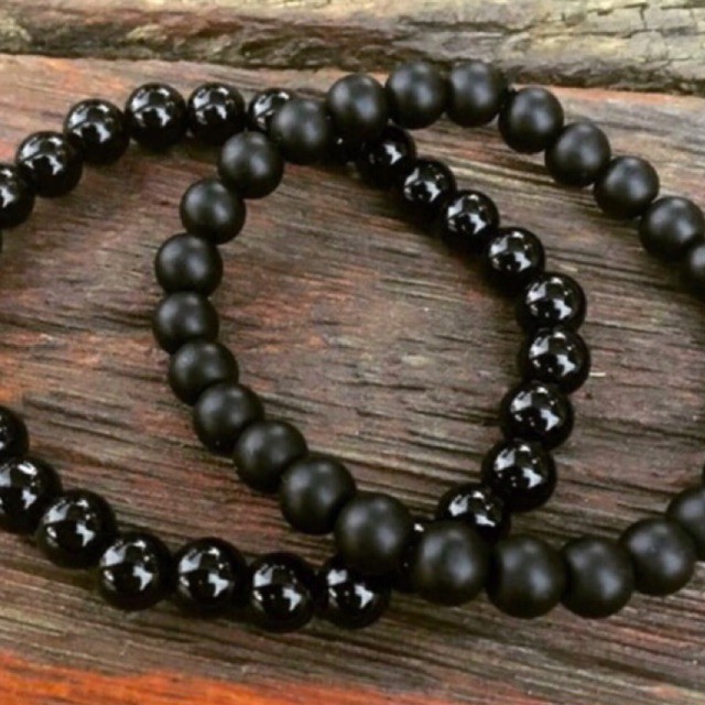 Onyx Stone นิลเงา นิลด้าน 8&10มิล แพ็ค19฿ #นิลแท้ Best Seller