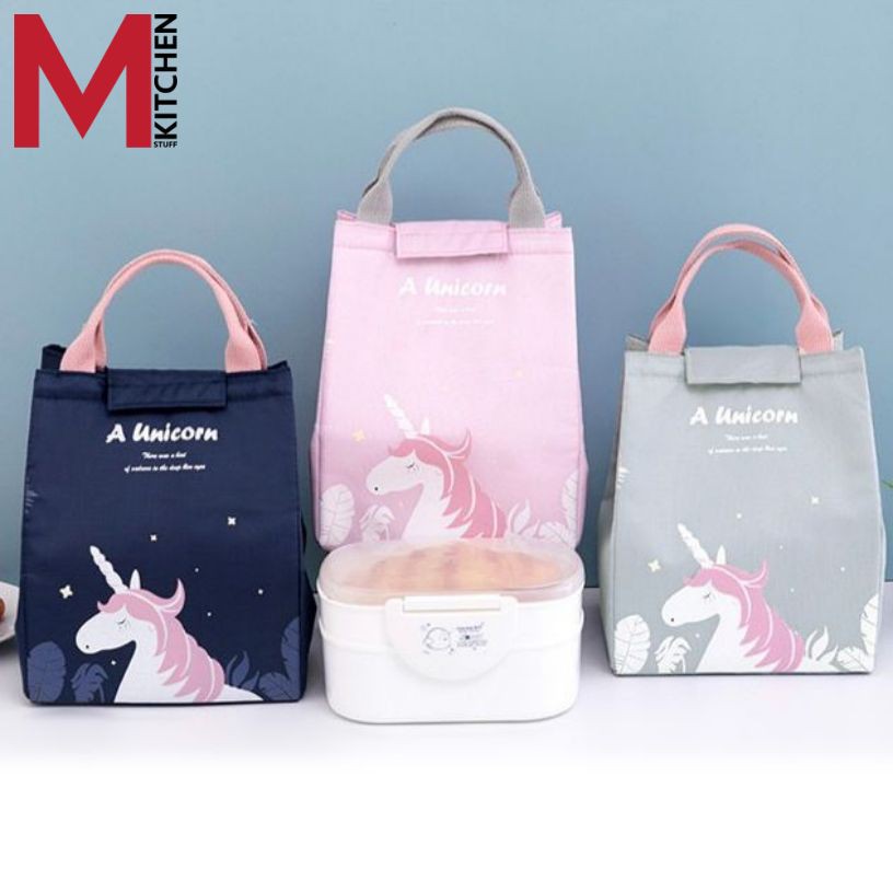 M KITCHEN กระเป๋าเก็บอุณหภูมิ กระเป๋าใส่กล่องอาหาร สามารถเก็บร้อนเย็น (C6)
