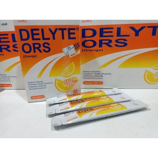 ยาสามัญประจำบ้าน เกลือแร่ผง DELYTE ORS สำหรับการสูญเสียน้ำ