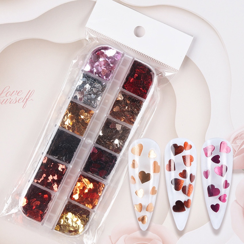 Siy แม่พิมพ์อีพ็อกซี่เรซิ่น UV รูปหัวใจ กลิตเตอร์ สําหรับตกแต่งเล็บ DIY ราคา ถูกที่สุด ดีลบีเคเค แกลเลอรีภาพที่ 6