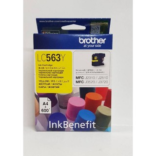 📌Brother Lc563 Y ♦กล่องไม่สวยค่ะ
