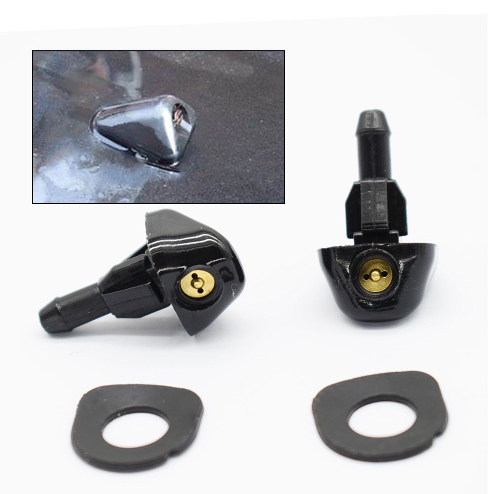 2Pcs Front Windshield Wiper Washer Nozzle Jets Spray For Toyota 4Runner Mighty X Tiger Pickup Tacoma
