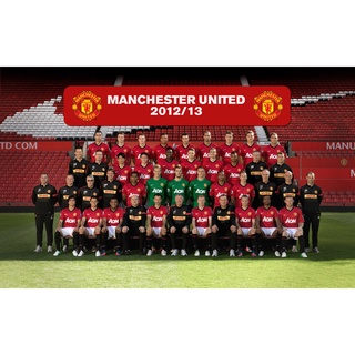 โปสเตอร์ เอริก ก็องโตนา Eric Cantona Manchester United แมนเชสเตอร์ยูไนเต็ด Manu MUFC แมนยู Red Devils Poster ฟุตบอล