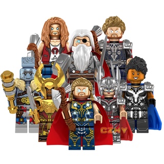 Love and Thunder Minifigures Thor 4 Valkyrie บล็อกของเล่นสําหรับเด็ก