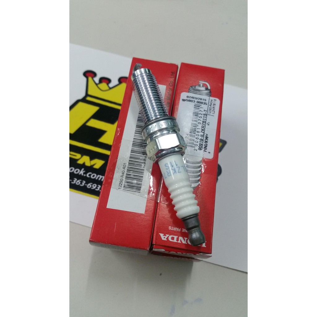 หัวเทียน ILZKR7B-11S Honda แท้ 100% (12290-R40-A01) | Shopee Thailand