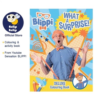 Blippi สมุดระบายสี ดีลักซ์ สิ่งที่น่าประหลาดใจสําหรับเด็ก ถึงสี (48 หน้า)