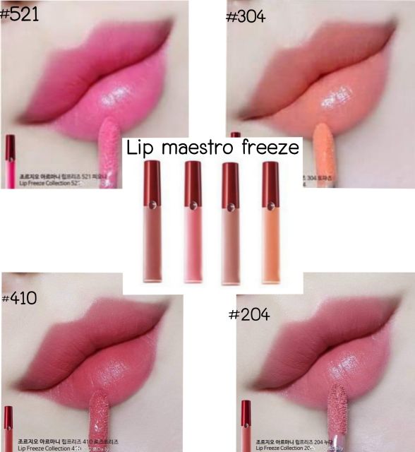 lip freeze collection