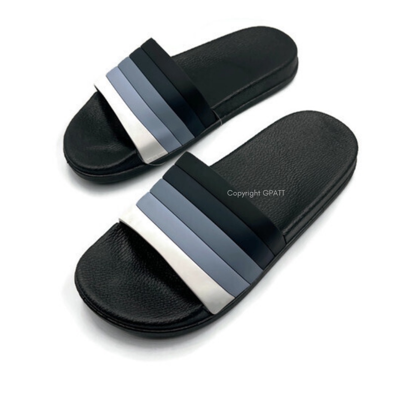 Gpatt : Colorful Sandals รองเท้าแตะสวมผู้หญิง รองเท้าแตะสวมสาดคาดหลากสี