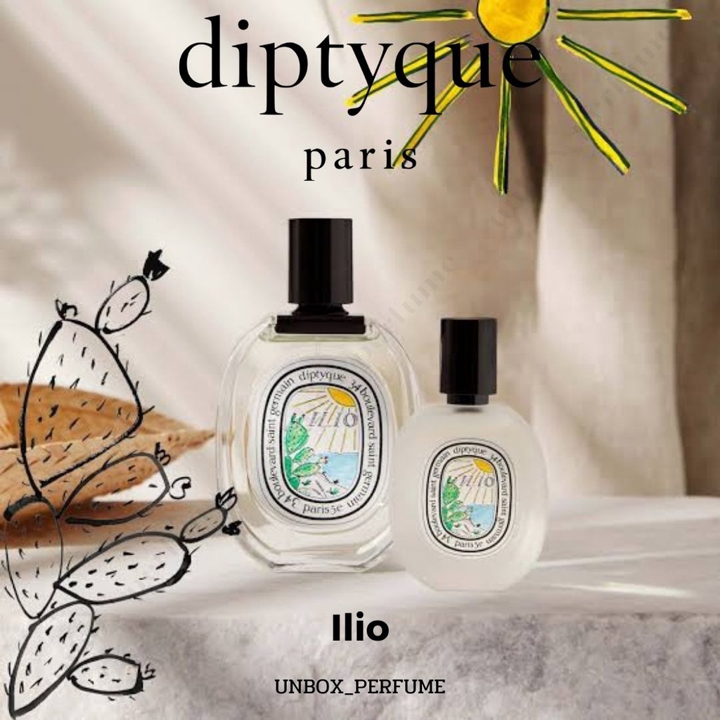DIPTYQUE Ilio Eau de Toilette Limited Edition น้ำหอมดีปทีค ฉลากสีขาว แบ่งขายน้ำหอมแบรนด์แท้ สินค้าเคาน์เตอร์ไทย