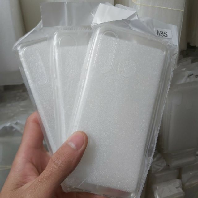 เคสซิลิโคนใส Samsung A8s