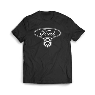 เสื้อผ้าผชเสื้อยืด พิมพ์ลาย Ford V8S-5XL