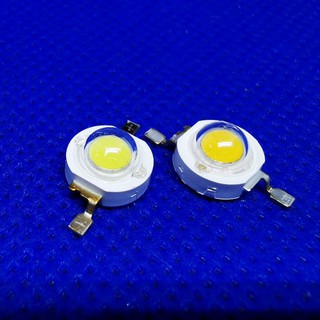 (แพคละ5ดวง) LED HI POWER 1W chip แสงขาว หรือวอร์มไวท์