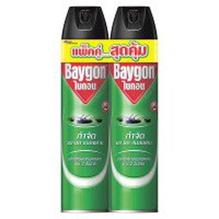 (แพ็คคู่) baygon ไบกอน 600 มล.