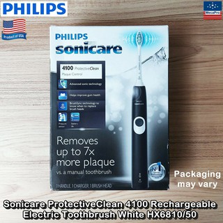 Philips® Sonicare ProtectiveClean 4100 Rechargeable Electric Toothbrush White HX6810/50 ฟิลิปส์ แปรงสีฟันไฟฟ้า