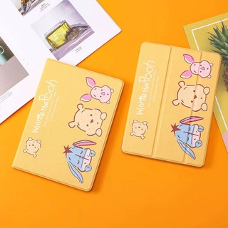 เคส ลายหมีพูห์ สําหรับ iPad mini 1 2 3 45 iPad air iPad 2019 iPad 2020 9.7 นิ้ว 10.2 นิ้ว