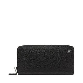 กระเป๋าสตางค์ ซิปรอบ MCM รุ่น New Bric Zip Wallet with Wrist Strap in Embossed Leather ของแท้