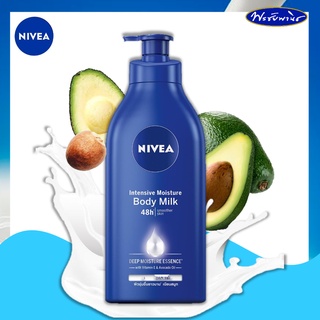 ซื้อ 1 แถม 1 NIVEA Intensive Moisture Body MilK  นีเวีย บอดี้ มิลค์ โลชั่น บำรุงผิวแห้ง ขนาด 600 มล.