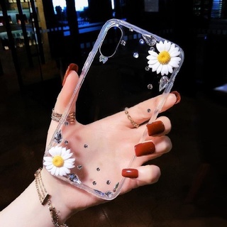 เคสโทรศัพท์มือถือ แบบใส ลายดอกไม้ ประดับเพชรเทียม หรูหรา สําหรับ Samsung S23 S22 Ultra S20 Plus S21 FE S10 Note 20 Note10 Lite Zflip 4 Z Fold 2 3 4