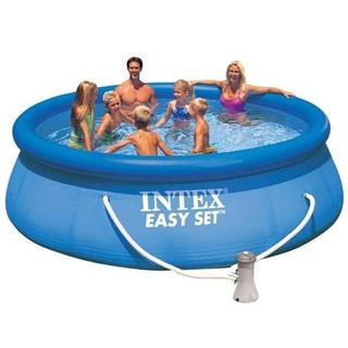 สระน้ำขนาดใหญ่ 12ฟุตEasy set Pool Intex-28132พร้อมเครื่องกรอง